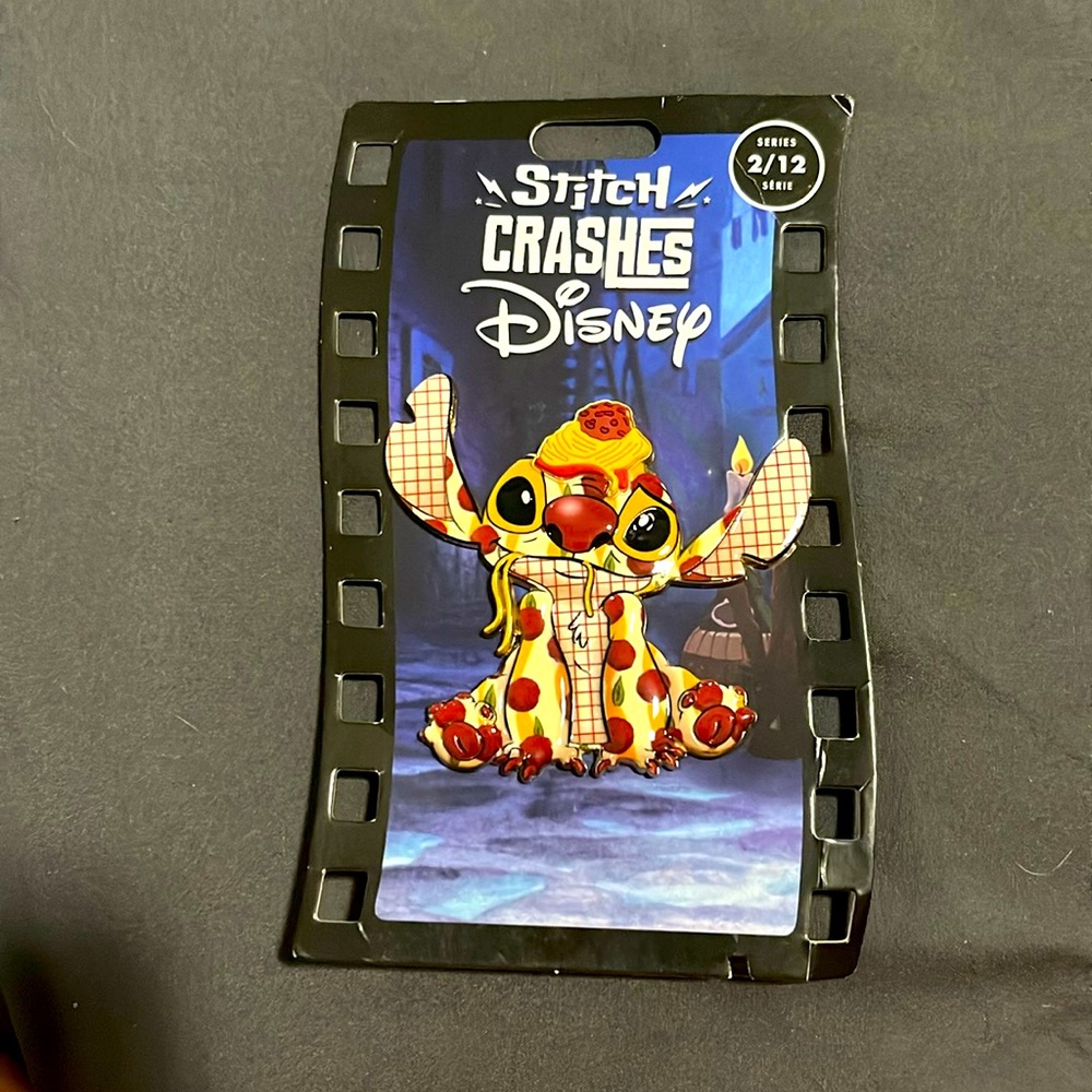 Stitch Crashes pin!
